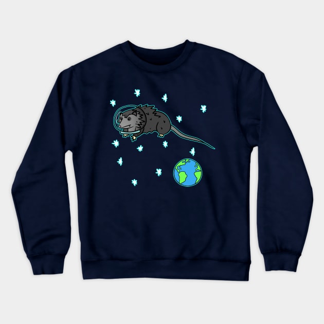 SPACE OPOSSUM Crewneck Sweatshirt by roxiqt